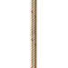 New England Ropes 1/2 Double Braid Dock Line - White/Gold w/Tracer - 15 | Bundle of 2