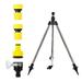XMMSWDLA Rotating Tripod Sprinkler Stainless Steel Rotary Irrigation Tripod Telescopic Support Sprinkler 360 Degree Automatic Rotating Irrigation Stand Tripod Water Sp Home Supply Plastic