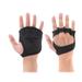 NUOLUX Ventilated Weight Lifting Gloves Fitness Cross Training Gloves Non-Slip Palm Sleeve Great for Pull Ups Cross Training Fitness (Black-M)