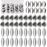 Fishing Spoon Spinner Blades - Deep Cup Spoons Easy Spin Spinner Bait Making Kit Fishing Lures DIY Accessories Freshwater Saltwater Fishing Tackle