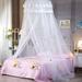 KYAIGUO Baby Toddler Dome Hanging Mosquito Net High Ceiling Polyester Floor Mosquito Net Bedding