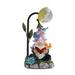 PRINxy Solar Garden With Lamp Decoration-Garden Gnomes Decor Statue With Colorful Gradient Solar LED Lights Decoration For Outdoor Patio Balcony Meadow Ornament For Green A