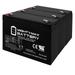 6V 12AH F2 Battery Replacement for Siltron ELP1000 - 3 Pack