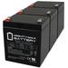 12V 5Ah F2 SLA Replacement Battery for MGE Pulsar Ellipse 300 USBS - 3 Pack