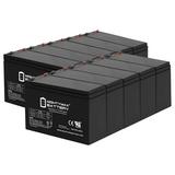 12V 8Ah SLA Replacement Battery for APC BackUps RS BR1500LCD - 10Pack