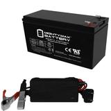 12V 7Ah Battery Replaces Home ADT Security Alarm System + 12V Charger
