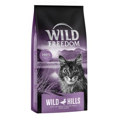 2x6.5kg Duck Wild Hills Adult Wild Freedom Dry Cat Food