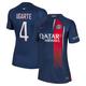 "Paris Saint-Germain Nike Home Stadium Shirt 2023-24 - Womens with Ugarte 4 printing"