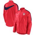 Youth Nike Red USMNT Academy All-Weather Raglan Full-Zip Jacket