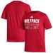 Men's adidas Red NC State Wolfpack Head of Class Fresh T-Shirt