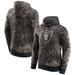 Men's Fanatics Branded Black/Gray Las Vegas Raiders Blackout Tonal Pullover Hoodie