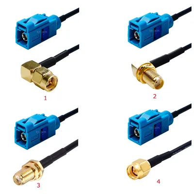 Fakra Z Weibliche Jack sma Männlichen/Weiblichen Stecker RG174 Kabel GPS Antenne Verlängerung Adapter RF Koaxial Zopf für auto Auto Fahrzeug