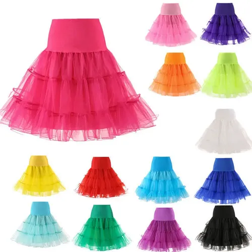 Neue Heiße Verkauf Kurzen Petticoat Für Hochzeit Vintage Cosplay Tüll Petticoat Krinoline Unterrock
