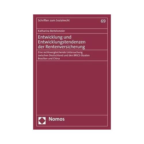 Entwicklung und Entwicklungstendenzen der Rentenversicherung – Katharina Bertelsmeier