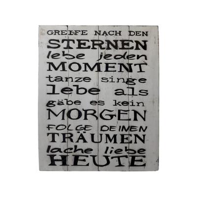 die Faktorei »Board« Deko-Holzschild mit Spruch I 40x60 cm Image