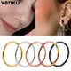 Vanku 10pcs Hinged Septum Clicker Segment Nose Ring Lip Ear Cartilage Ear Helix Body Piercing