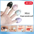 5/10/20 Pcs Mini Finger Puff Foundation Powder Detail Makeup Sponge Face Concealer Cream Blend