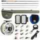 Maximumcatch 3-8WT Fly Fishing Rod And Reel Combo Set 8'6''/9' Medium-fast Fly Rod Pre-spooled Fly