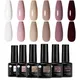 UR SUGAR Gel Nail Polish Coffee Brown Neutral Beige Pink Color Semi Permanent UV Lamp Nail Art Gel