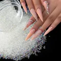 Caviar Beads Crystal Tiny Rhinestones For Manicure Glass Balls Micro Bead For Nail Decorations DIY