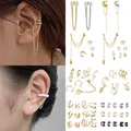 New Long Tassel Ear Cuff Multilayer No Piercing Hook Clip Earrings for Women Simple Temperament