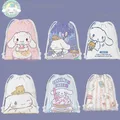 Cinnamoroll Cosmetic Bag Cartoon Portable Drawstring Storage Bag Gift Bag Storage Organize Bag