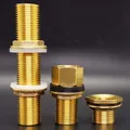 1pcs Copper Water Tank Connector 1/2" 3/4" 1" BSP Male Brass Pipe Single Loose Key Swivel Fittings
