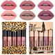 TEAYASON 5pcs Nude Matte Liquid Lipstick Set Sexy Red Velvet Lip Gloss Waterproof Long Lasting