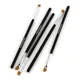 Happy Makeup 5Pcs Black Eyebrow Inclined Flat Angled Brush Eyeliner Eyeshadow Eye Brow Makeup Tool