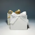 Sparkling Golden and Silvery Gift Box Bag for Party Baby Shower Candy Chocolate Wedding Favours