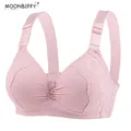 Push Up Bras for Women Large Size Full Cup Adjustment Wireless Lace Seamless Bralette Soutien Gorge