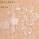 onwear 50pcs flat clear cabochon glass thin 14mm doll eyes making diy acessories