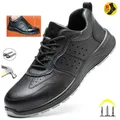 6KV Insulation Safety Work Shoes For Men And Women Waterproof Black Leather Shoes Non-slip Kitchen