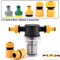 1/2 3/4 Inch Garden Watering Filter Agriculture Irrigation Hose Filter Water Pipe Quick Connector