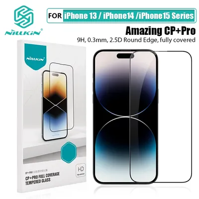For iPhone 16 Pro Max Screen Protector NILLKIN CP+Pro /H+Pro Tempered Glass For iPhone 15 Pro Max /