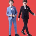 Top Quality Big Boys Suit For Wedding Teenager Kids Formal Tuxedo Dress Children Photograph Blazer