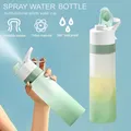 700ml Water Bottle for Girls Outdoor Sport Fitness Water Cup Large Capacity Spray Bottle BPA Free