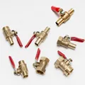 Brass small ball valve 1/8" 1/4'' 3/8'' 1/2'' Female/Male Thread Brass Valve Connector Joint Copper