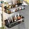Kitchen Storage Rack Space Aluminum Sink Tool Sponge Rag Organizer Self Adhesive Bathroom Cosmetic