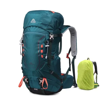 40 Liters Ultralight Mountaineer Backpack Large Capacity Hiking Camping Daypack Molle Trekking Bag for Climbing Sports Outdoor