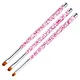 3pcs/set Nail Painting Pen Set Nail Art UV Gel Extension Builder Petal Flower Drawing Brush Manicure