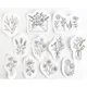 2sheets Blank Printable Hand Embroidery Pattern Stick and Stitch Stabilizer Transfer Patch Paper