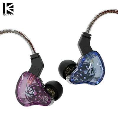 KBEAR KS2 Hybrid DD+BA In Ear Monitor HiFi Earphone Wired Earbuds Sports Gaming Headphone Headset KBEAR KS1 Lark Aurora ks2 IEMs