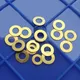 10pcs DIY Folding knife washers Folding Knives Screws Folding Brass Folding Knife Accessories Tools