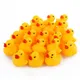 3.5*3.8cm Small Baby Kids Rubber Ducks Bath Toys Bathe Room Water Fun Game Playing Newborn Boy Girl
