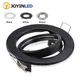 Black White Nickel Recessed LED Ceiling Light Fitting Round Adjustable Frame MR16 GU10 Bulb Fixture