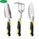 AIVY Garden Tool Aluminum Gardening Hand Tools - Garden Trowel - Hand Shovel - Tilling Hand Rake