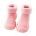 Slip on Slippers for Big Boys Kids Toddler Baby Boys Girls Solid Warm Knit Soft Sole Rubber Shoes Socks Slipper Stocking Sneaker Slippers for Boys