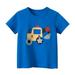 Ketyyh-chn99 Boys Summer Clothes Boys Short Sleeve Tops Boys Casual Loose Soft T-Shirt Blue 120