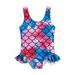 Toddler Kids Girls Bathing Tankini Bikini Suit Swimwear Little Mermaid Costume